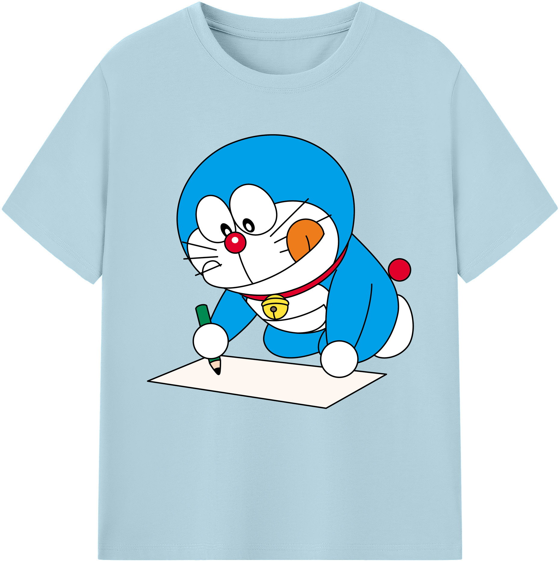 （画像用） ドラえもん Doraemon 綿100％半袖Tシャツ（フロントプリント）